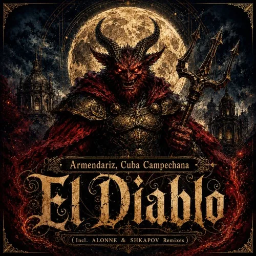 El Diablo — Armendariz, CUBA CAMPECHANA cover artwork, ILU022 on ILUNA Records