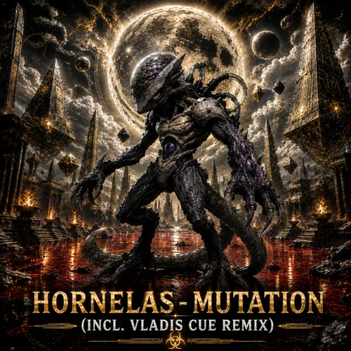 Hornelas - Burning Loud & Free cover artwork on ILUNA Records